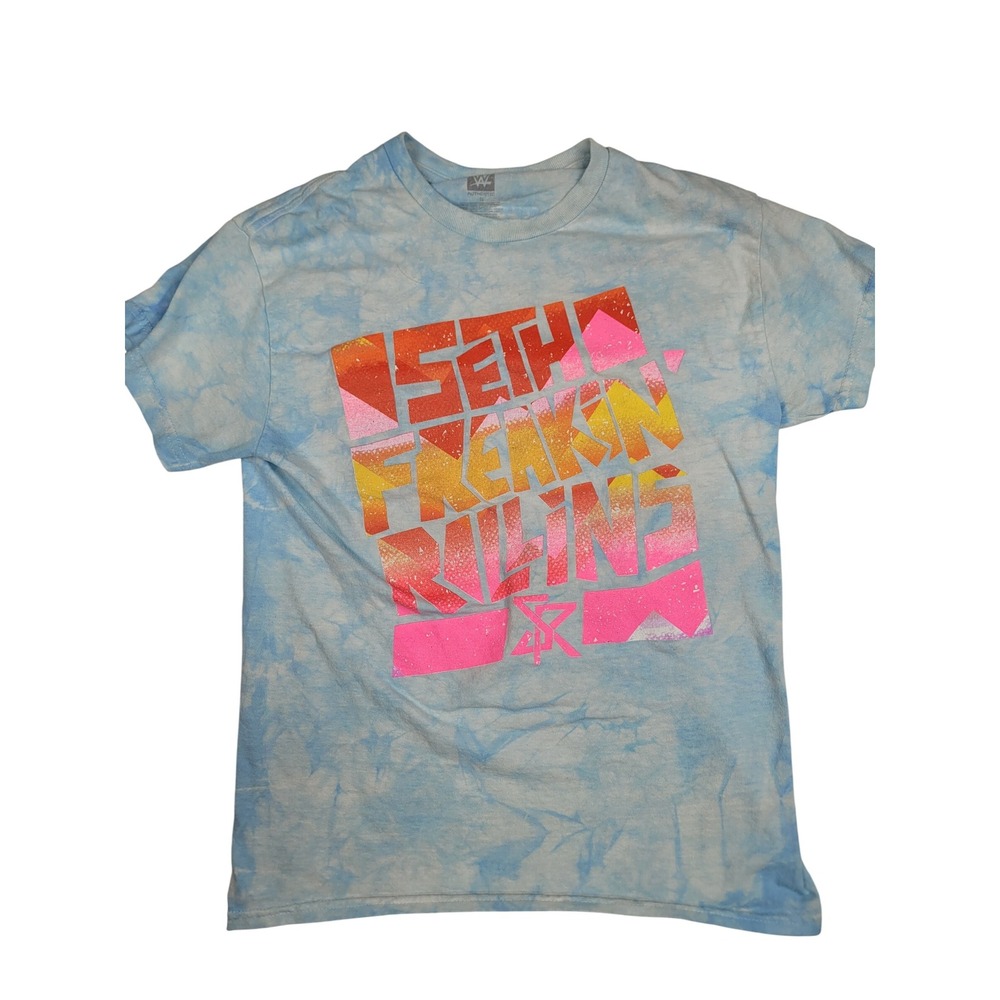 WWE Seth Freakin Rollins Tie Dye Graphic T-Shirt‎ Wrestling Mens Size small nxt